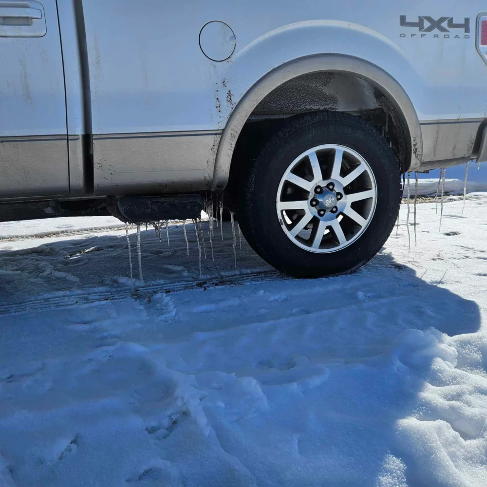 Icicles hanging of the Ute in Wyoming!